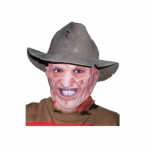 Sombrero de Freddy Krueger para adulto con aspecto desgastado, accesorio de disfraz