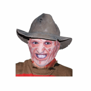 Sombrero de Freddy Krueger para adulto con aspecto desgastado, accesorio de disfraz