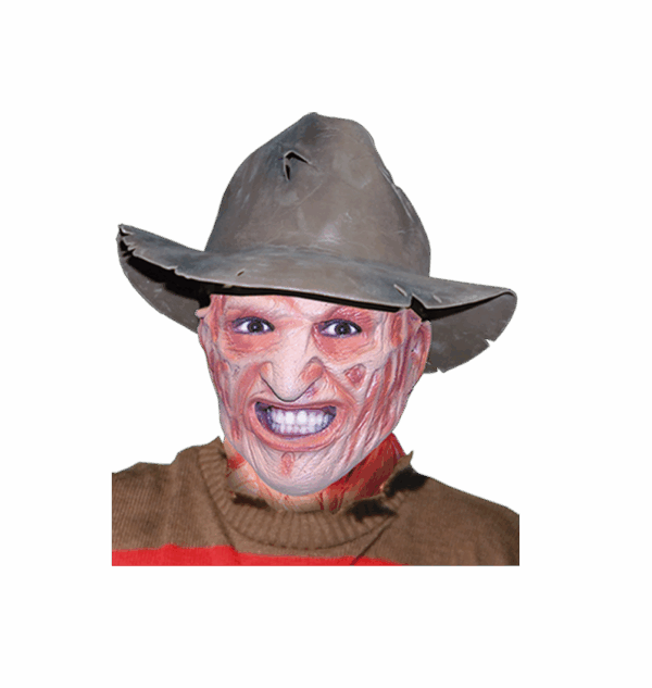 Sombrero de Freddy Krueger para adulto con aspecto desgastado, accesorio de disfraz