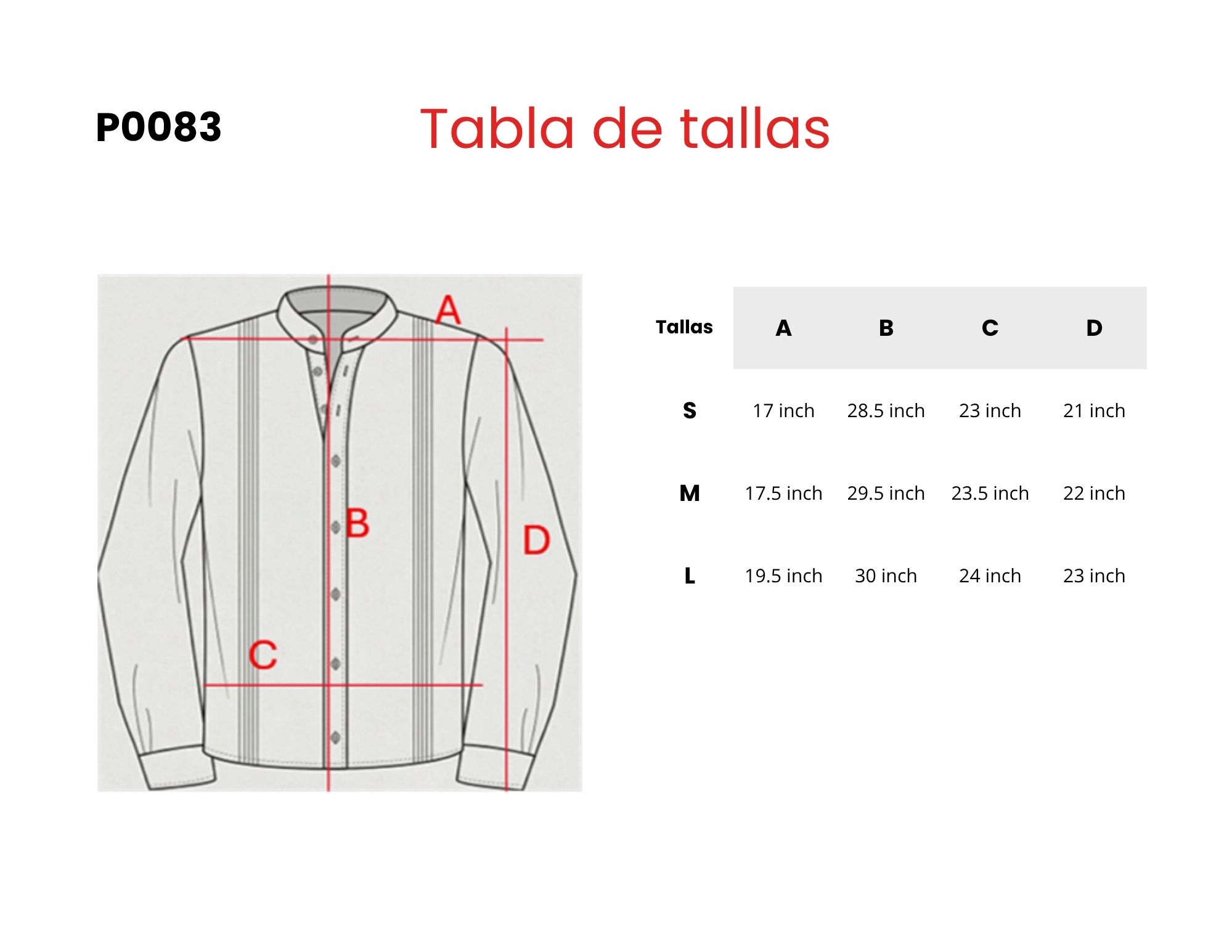 Camisa Manga larga Azul Caballero - Imagen 2