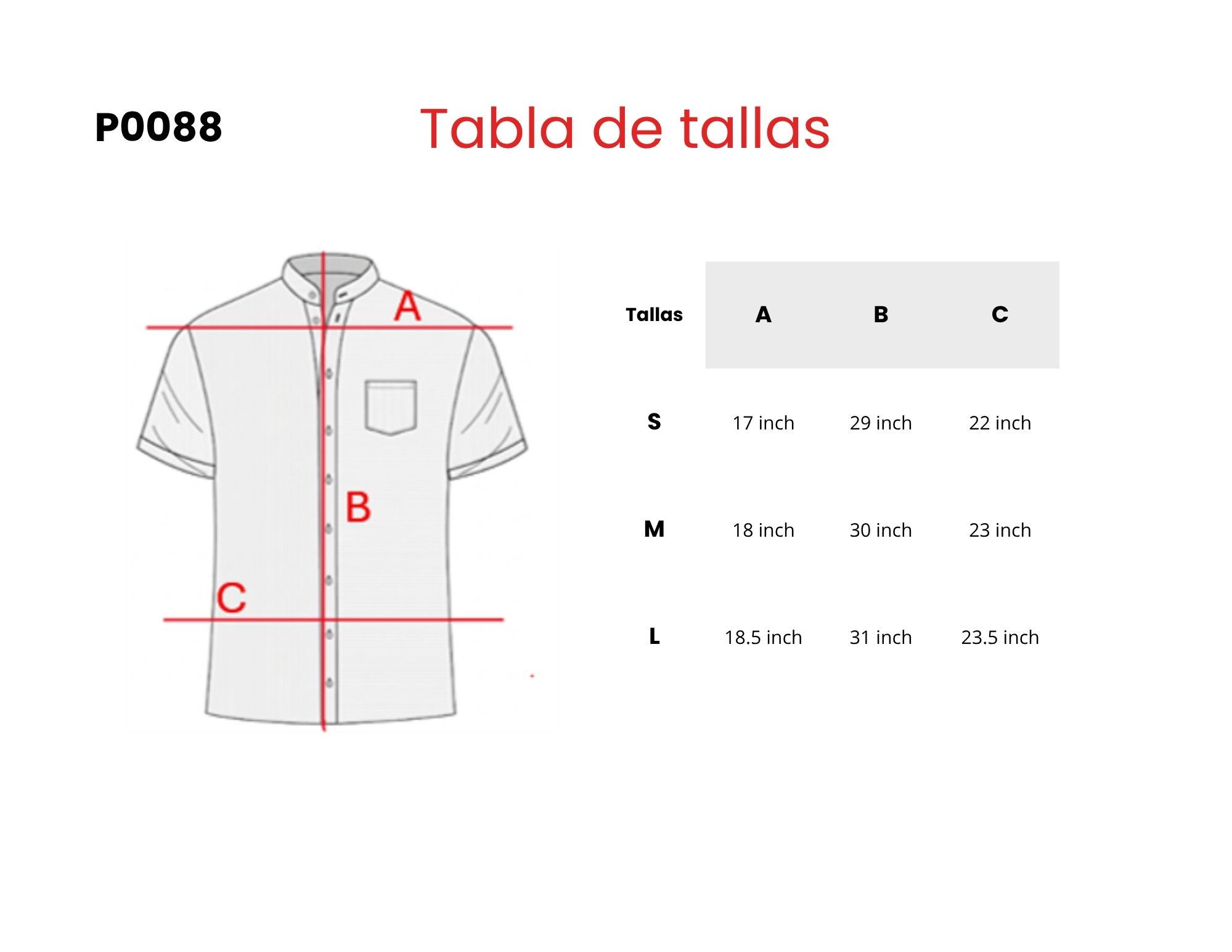Guayabera M/C Caballero Rayas Azules - Imagen 2