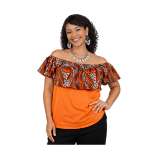 Blusa de Dama con Hombros Descubiertos
