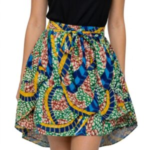 Falda 3/4 para Dama – Estampado Multicolor