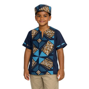 Camisa de Manga Corta para Niño | Azul