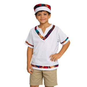 Camisa de Manga Corta para Niño | Blanca