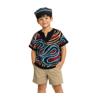 Camisa de Niño Manga Corta con Estampado