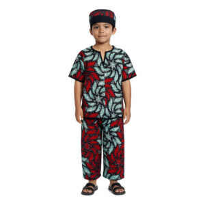 Conjunto de Camisa y Pantalón – Rojo
