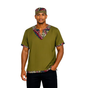 Camisa de Caballero Manga Corta verde